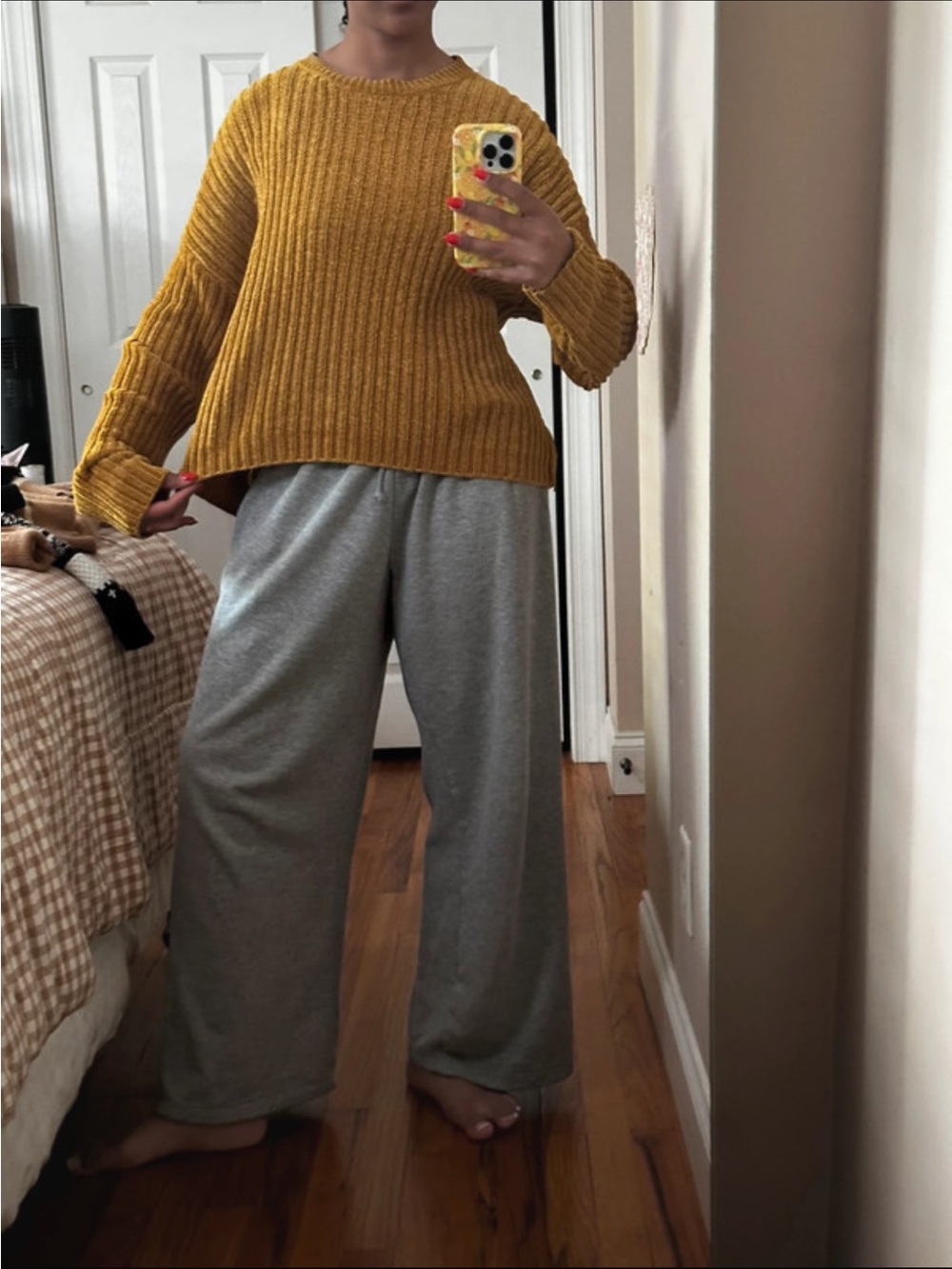 Forever 21 Ribbed Crew Neck Sweater - Mustard - Picture 2 of 3